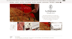 Desktop Screenshot of bodegaslaemperatriz.com