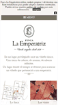 Mobile Screenshot of bodegaslaemperatriz.com